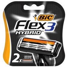 BIC 3 FLEX HYBRID Кассеты сменные (2 шт,)