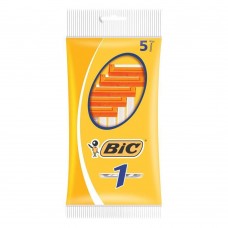 BIC 1 для ЧУВСТВ, кожи станок однораз, (5 шт, в пакете)
