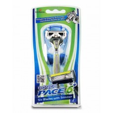 DORCO PACE6 Plus (станок +1'S), система с шестью лезвиями и триммером