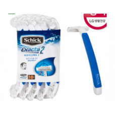 одноразовый бритва schick exacta 2 (pack 10 шт.) в блистере
