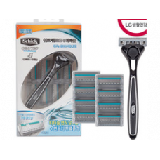 набор лезвия Schick Quattro Titanium + 8 картриджей