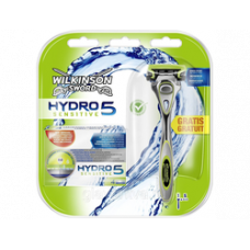 набор Schick/Wilkinson Hydro 5 (1 бритва + 1 картридж + 4 картриджа) SENSITIVE